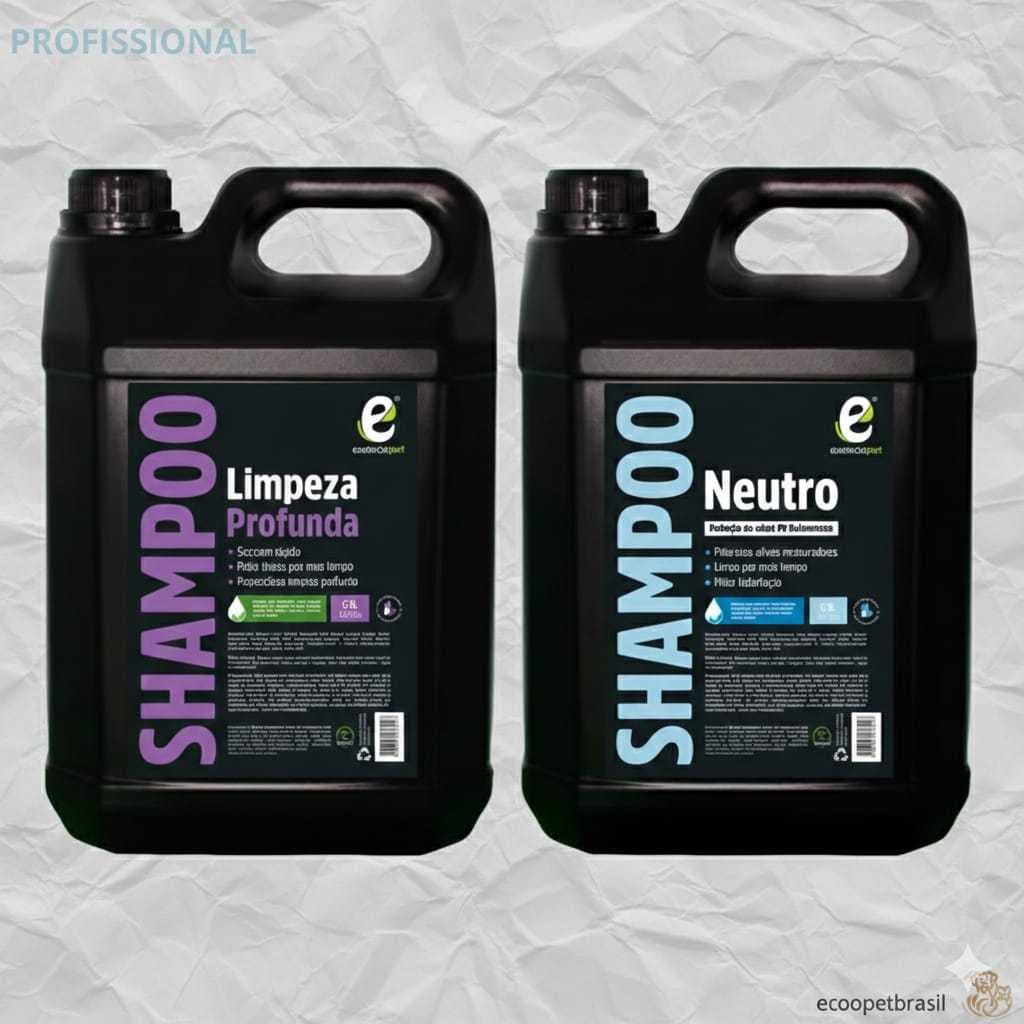 Shampoo | Condicionador 5L p/ Cães Essencia Pet Linha Premium Profissional | Banho e Tosa | Pet Shop