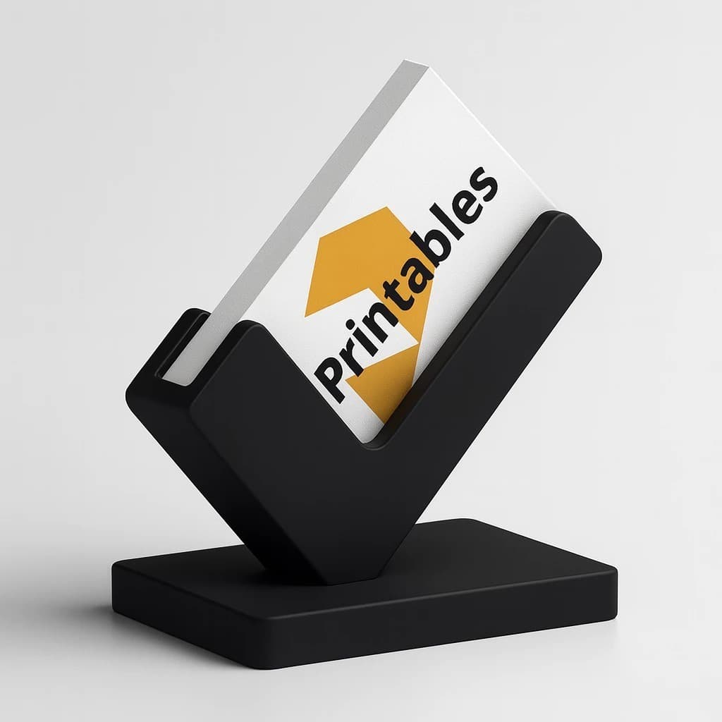 Expositor Porta Cartão De Visita Suporte para cartão panfleto Livreto Escritorio Sala
