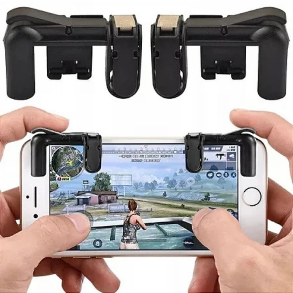 Gatilho Free Fire Botões R1 L1 Jogo De Tiro Para Celular Par De Joystick