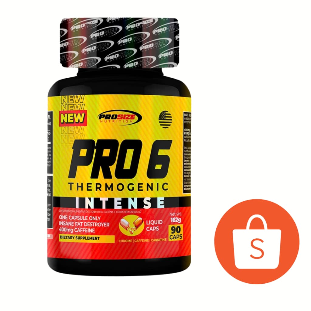 Pro 6 Thermogenic Intense Pro Size Nutrition 90 Cápsulas Líquidas