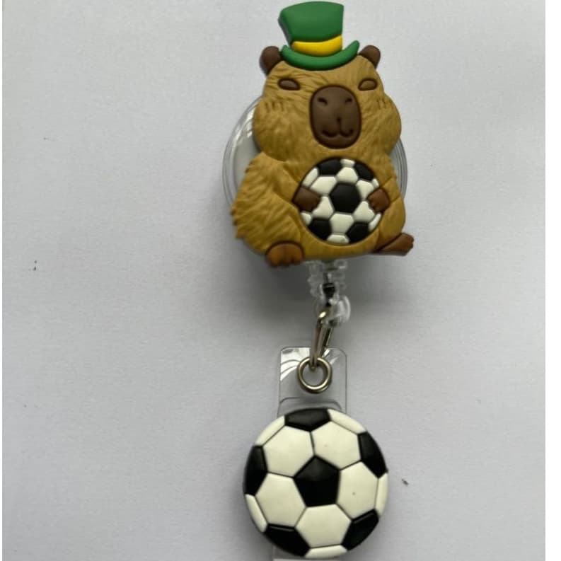 PORTA CRACHÁ RETRÁTIL EMBORRACHADO, COPA DO MUNDO