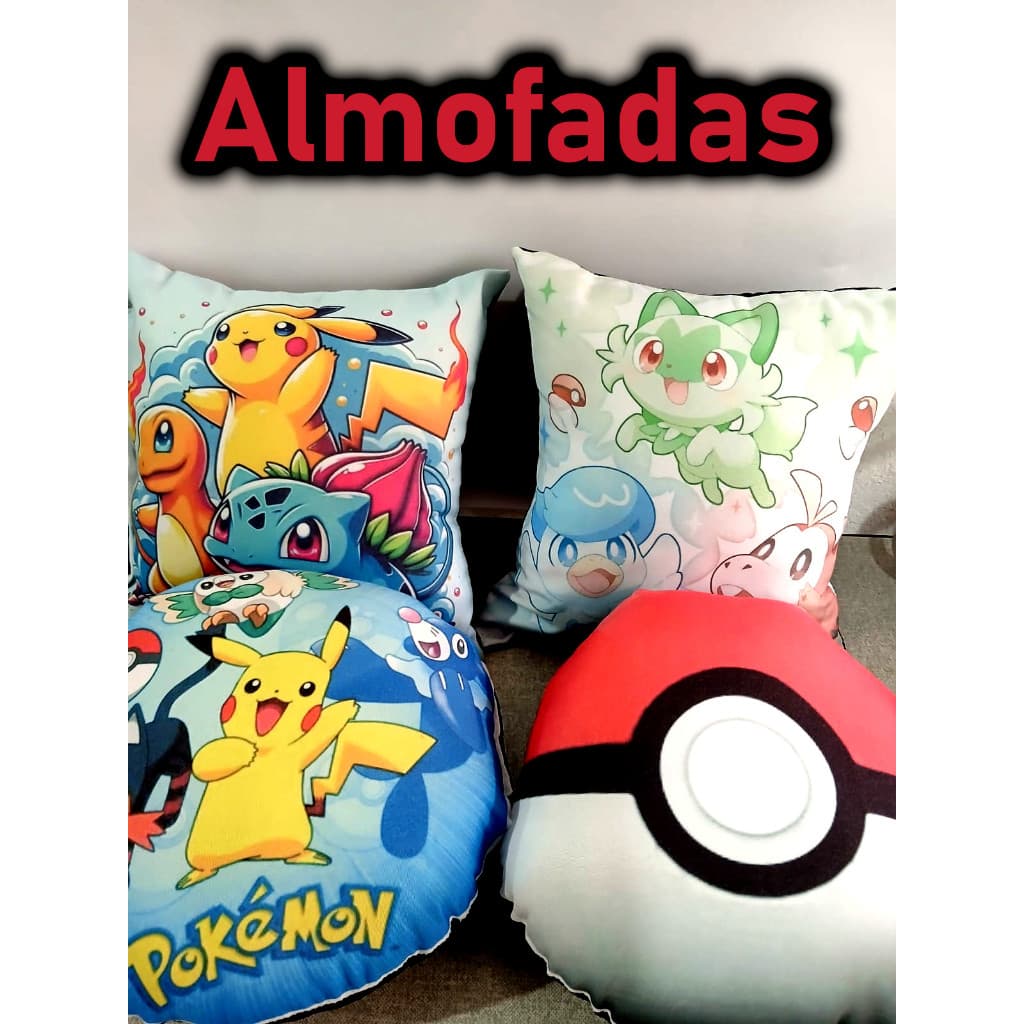 Almofadas Personalizadas Decorativas Poke