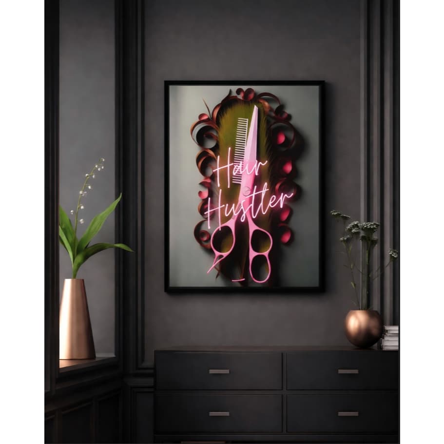 Quadro Decorativo 60x40 Salão De Beleza Femenino