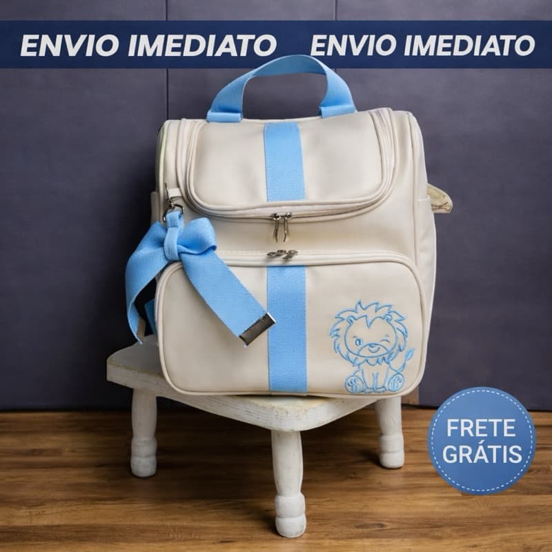 Bolsa Maternidade Lancheira Mochila 2 em 1 Mamãe e Bebê Bolsas