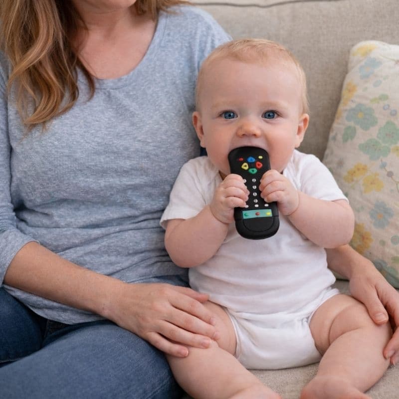 Mordedor controle remoto Macio para bebe - anti stress - alivio na Dentição Atóxico / VILA TOY