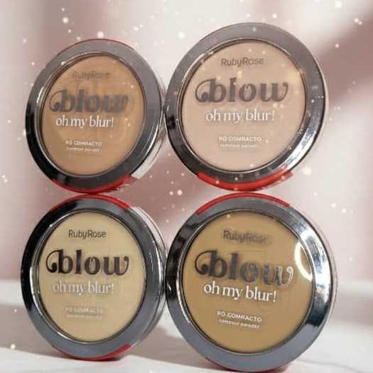 Pó Compacto Ruby Rose Blow Oh My Blur! – Efeito Blur