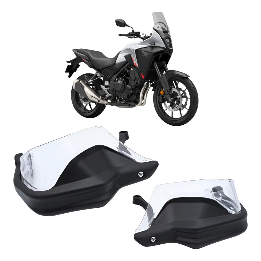 Protetor De Mão Punho Manopla Honda Nx500 2025+ Preto