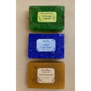 10 Sabonetes Naturais - Alecrim / Anil / Prosperidade.