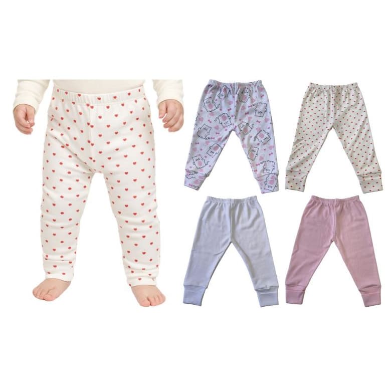 Kit Com 4 - Mijão Com Pé Reversível - 100% Algodão - Culote