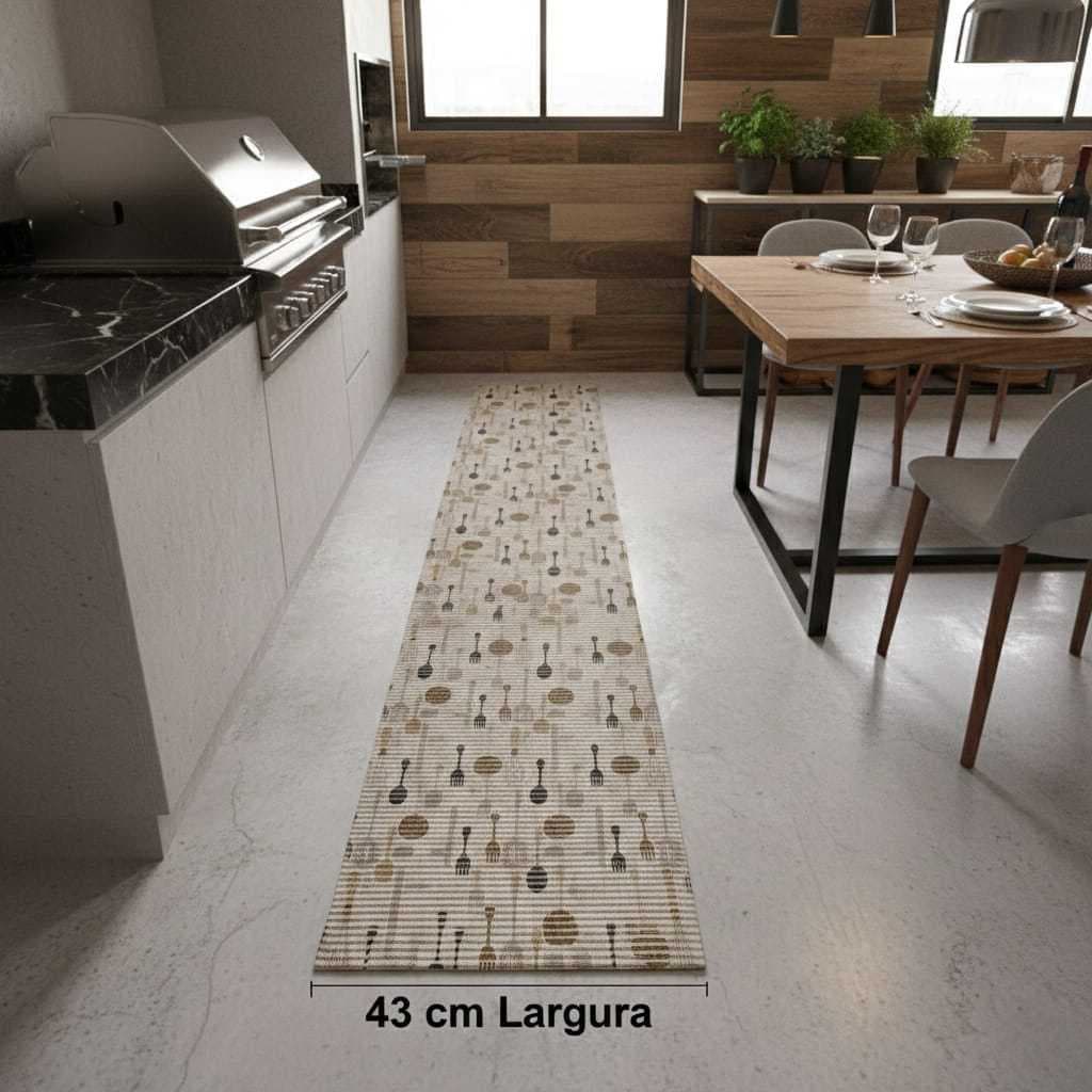 Tapete Passadeira Soft  1,50 Mt X 43 Cm Largura