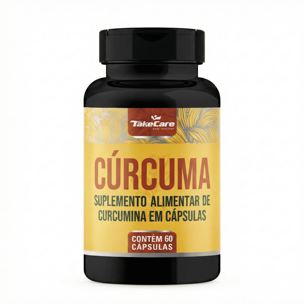 Cúrcuma Take Care 60 Cápsulas - Suplemento Antioxidante Natural de Curcumina