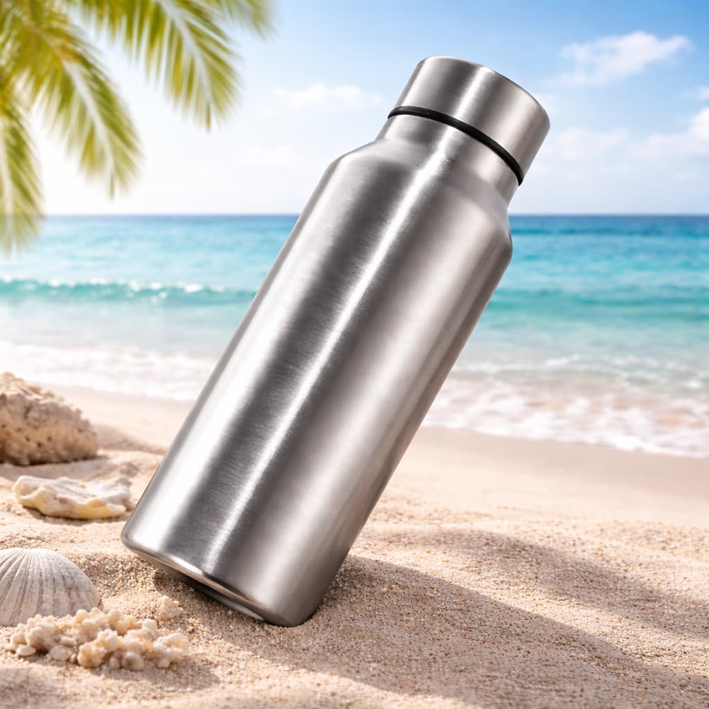 Garrafa de Água Inox boca larga Squeeze Liquidos Frios e Quentes Envio Imediato