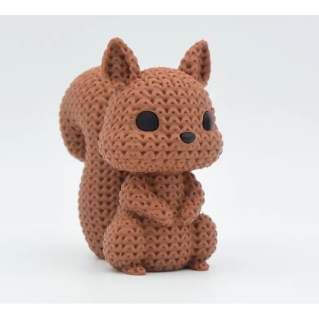 Kit 10 a 30 Mini Esquilos Decorativos De Plástico Efeito Tricô 3D | Colecionáveis | Miniaturas | Lembrancinhas