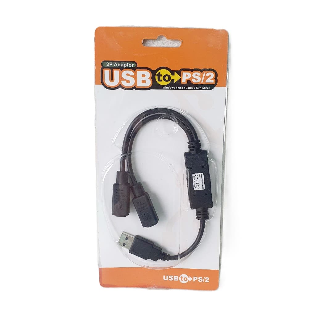 Cabo Adaptador USB para PS2 Mouse/Teclado