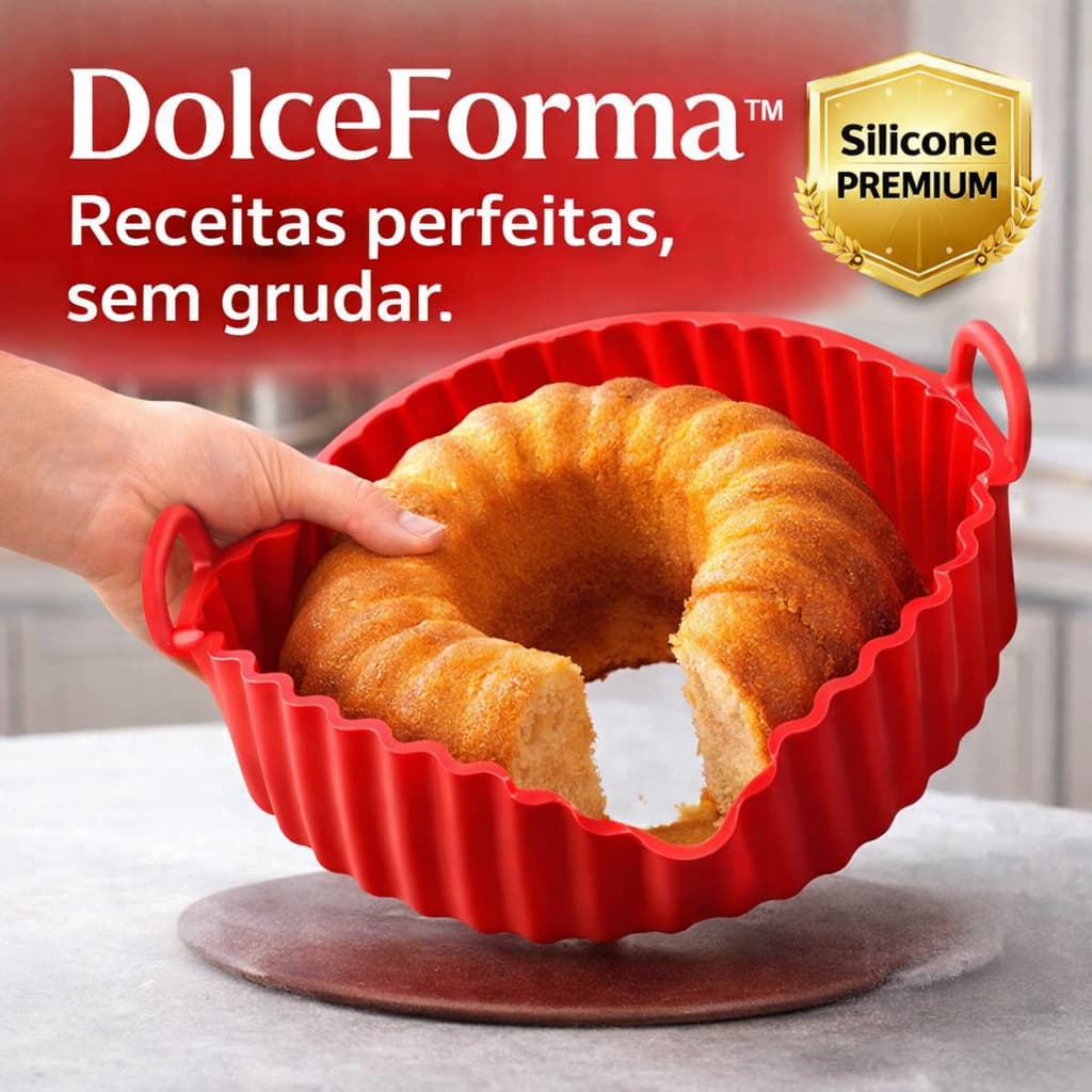 Forma Guiana Conjunto Silicone 6 Pecas Assar Bolo Cupcake Sortido Flexivel