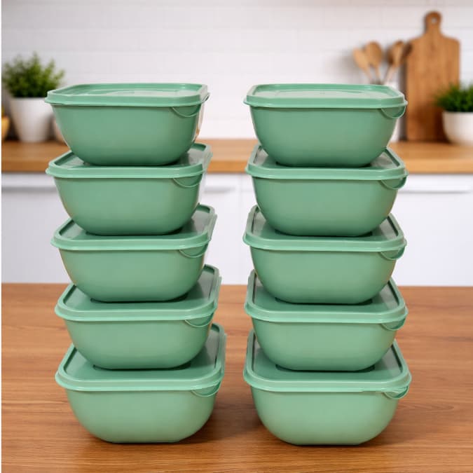 Pote Quadrado Minimalista 1 Litro – Elegante, Prático e Perfeito para Organização