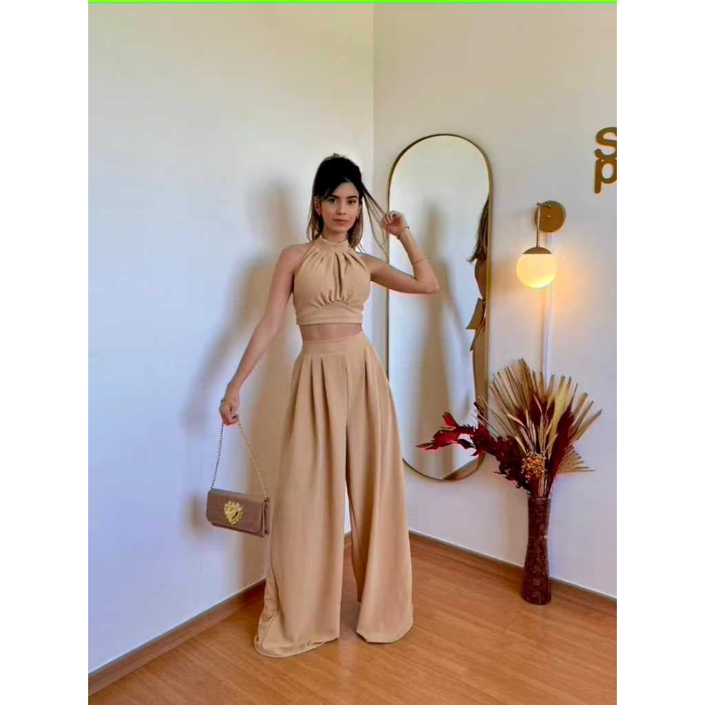 Conjunto Feminino Preto Estilo Elegante e Confortável + Gleys Modas TENDENCIA 2026