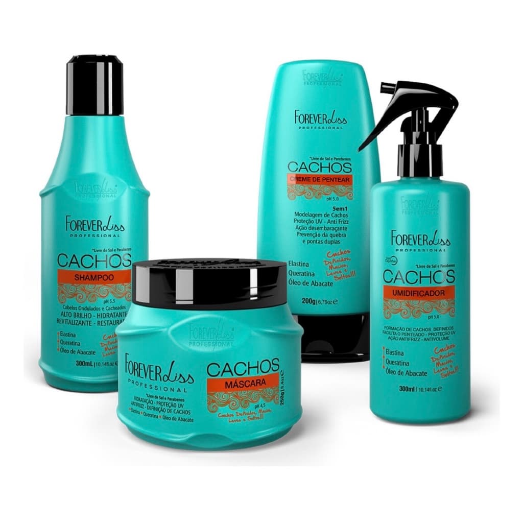 Kit Formador e Manutenção dos Cachos Forever Liss