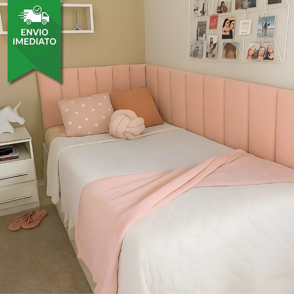 Kit com até 15 Cabeceira de Cama Box King Casal Modular Estofada 45x20 (ENVIO IMEDIATO)