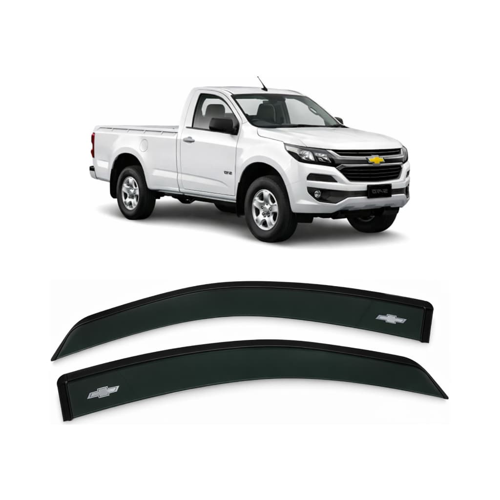 Defletor Calha Chuva S10 Fumê Cabine Simples 2 portas 2012/2024 Original GM Chevrolet S-10 94716833