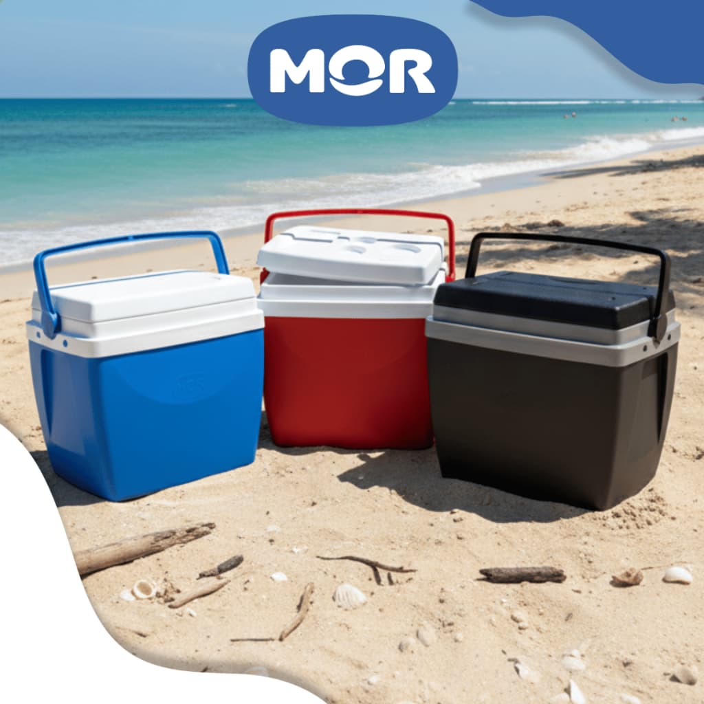Cooler Caixa Térmica 34 Litros MOR Até 50 Latas Alta Capacidade Churrasco Praia Camping