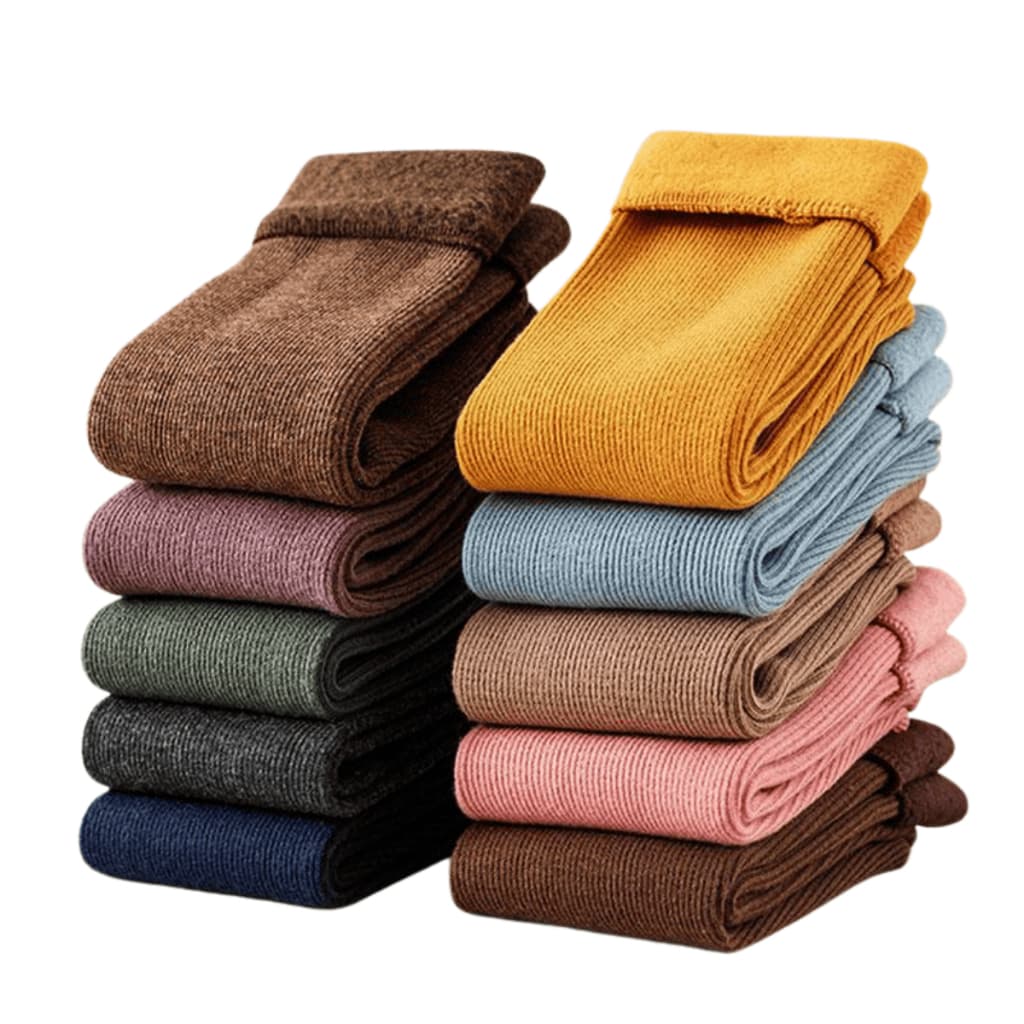 Kit 3/6/12 Pares Meia Peluciada Forrada Flanelada Feminina Macia Frio Viagem Confortável Feminina Top