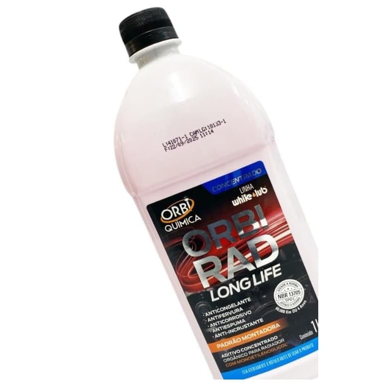 Aditivo Para Radiador Orbi Rad Long Life Concentrado 1litro