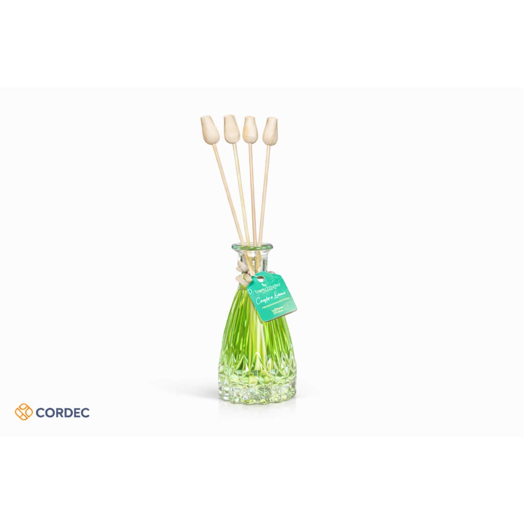 Difusor de Varetas Cônico Bella Luna Capim Limão 150ml Luxo Aromatizador Premium Alta Durabilidade Decoração Sala Quarto