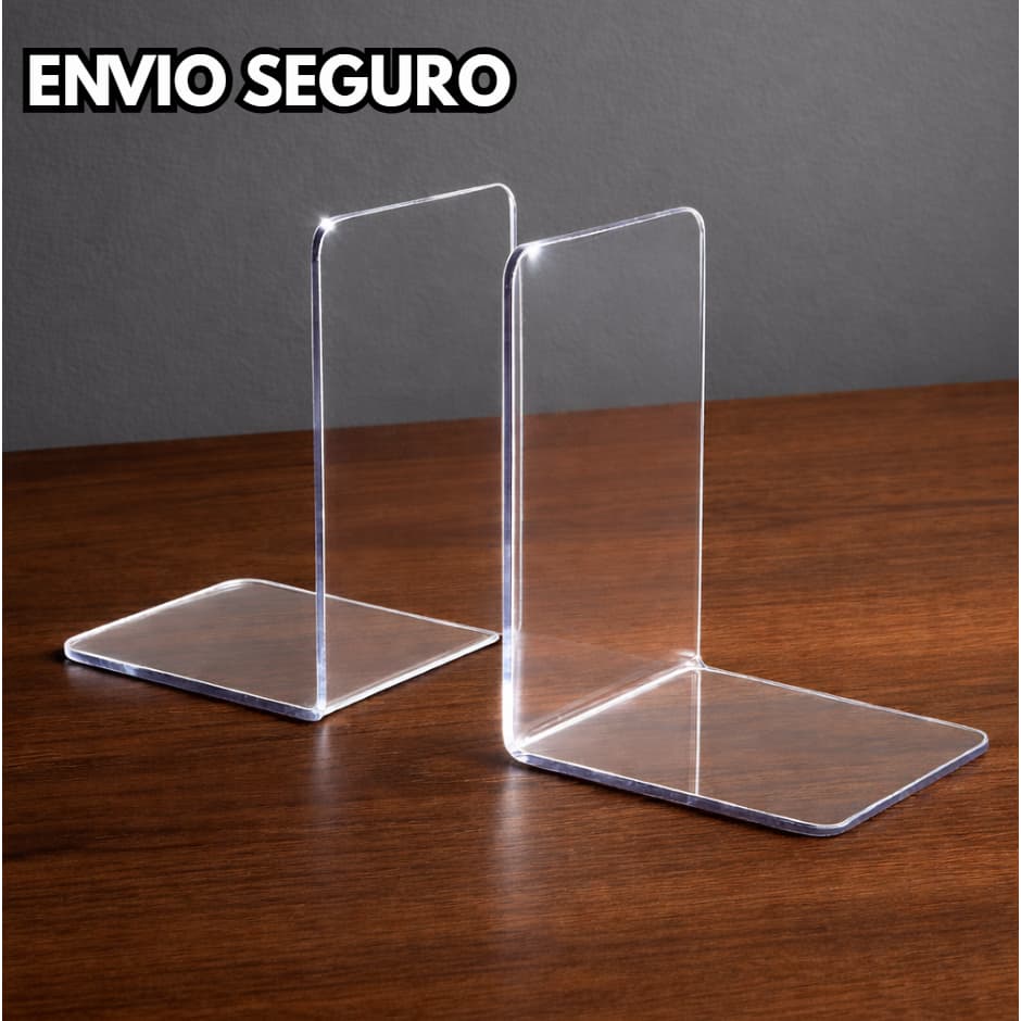 Suporte de Acrílico Para LIVROS - Aparador Estante Balcão - 3mm - Várias Cores