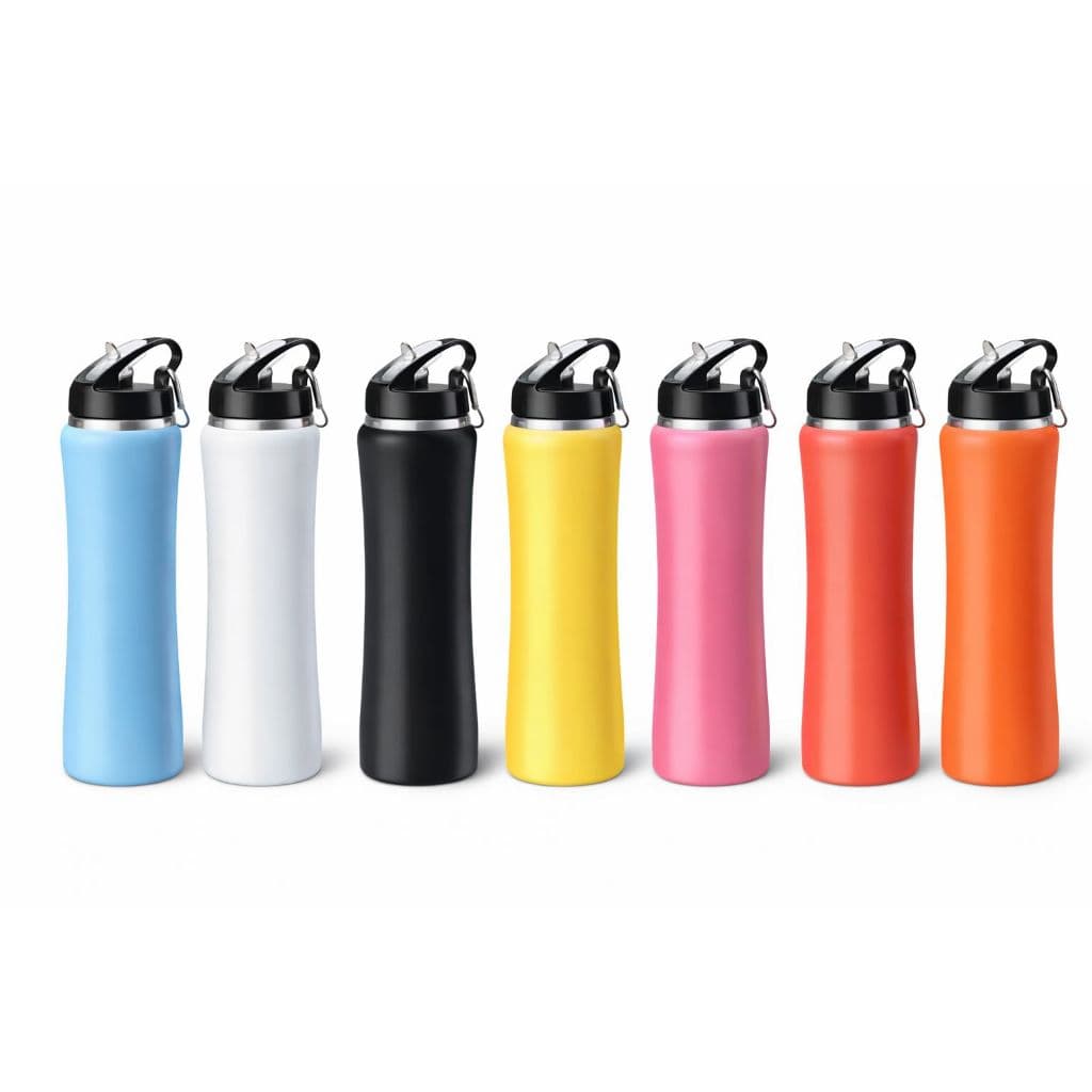 Garrafa Térmica Inox 600ml/750ml Squeeze com Bico Alta Qualidade para Hidratação Esportiva