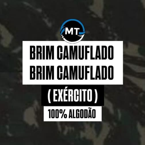 3 Metros Tecido Brim Camuflado x (1,60mts larg)
