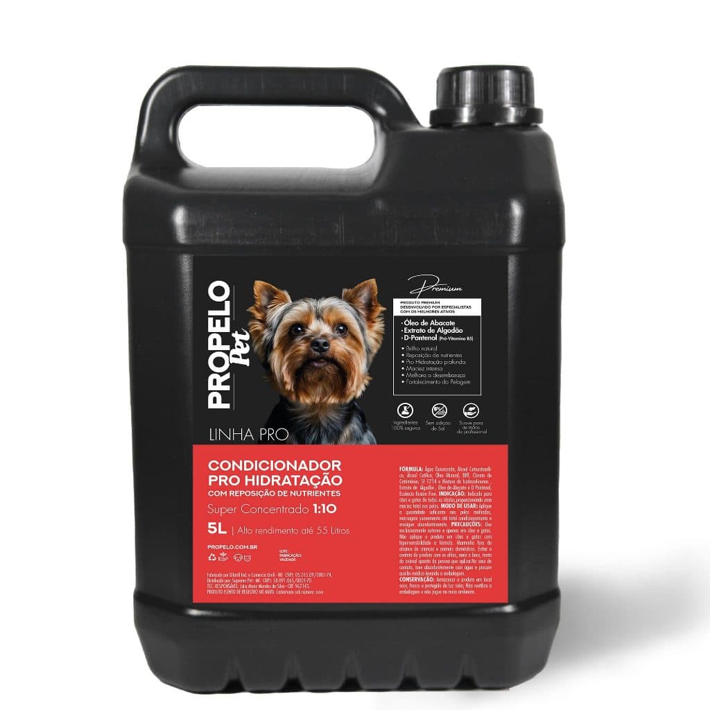 Condicionador Pet Super Hidratação do Pelo Repõe Nutrientes Petshop 5l 1:10 Banho E Tosa