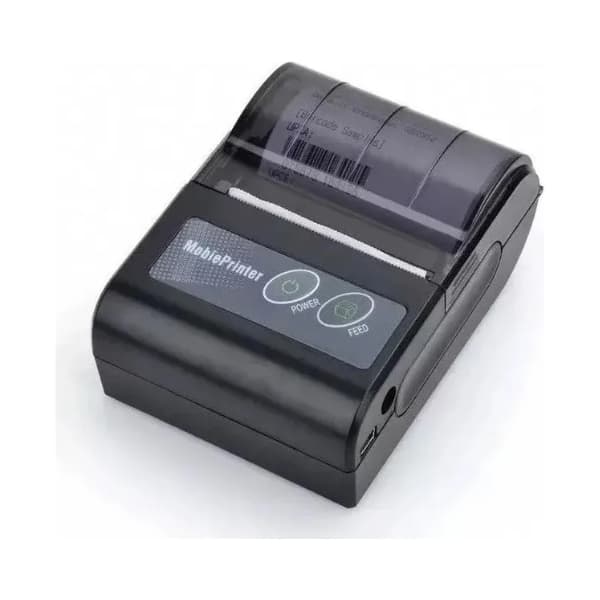 Impressora Térmica 58mm Portátil para Comprovantes, Conexão USB Bluetooth e Compatível com Windows Android iOS Wassay