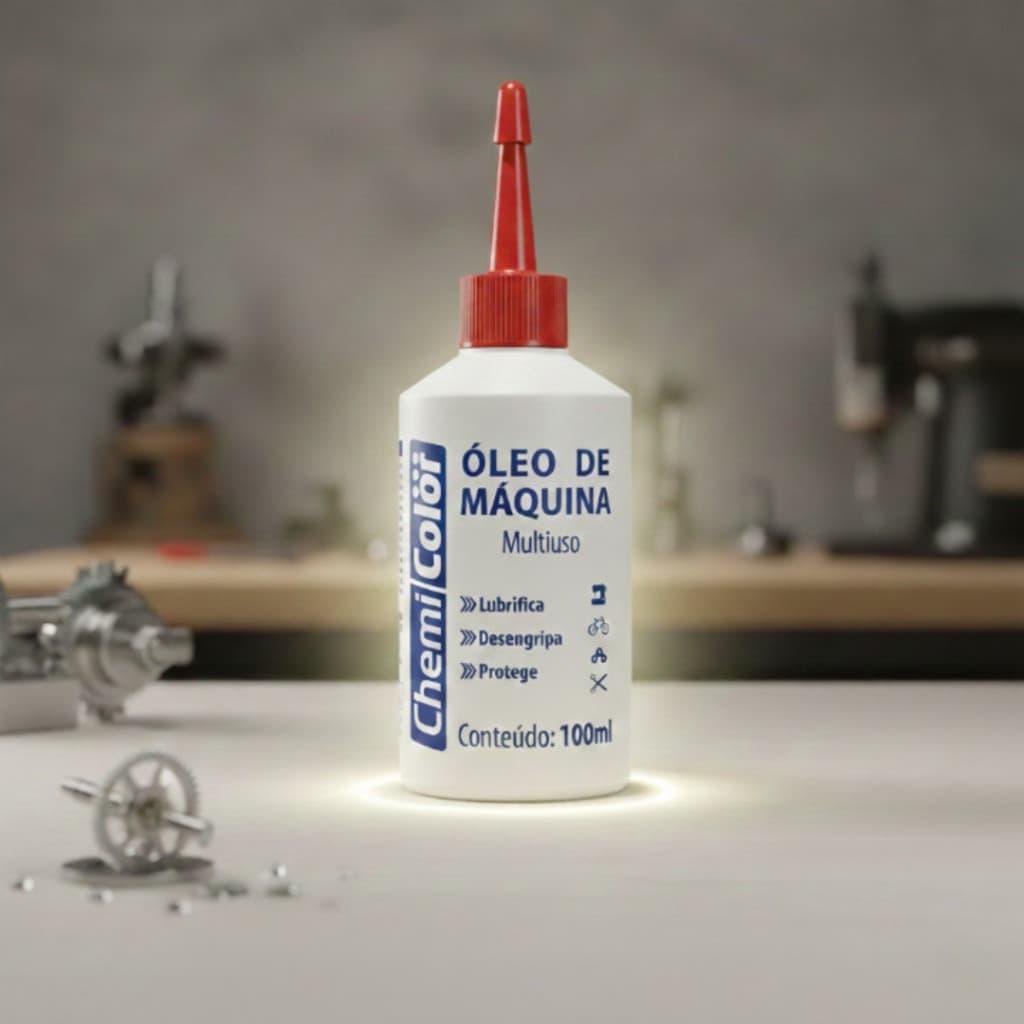 Óleo de Máquina Multiuso Chemicolor 100ml Lubrificante, Desengripante, Anticorrosivo