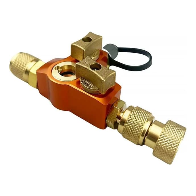 Válvula Otimizadora com Removedor de Núcleo 1/4" e 5/16" com adaptador 3/8" Premium - SURYHA
