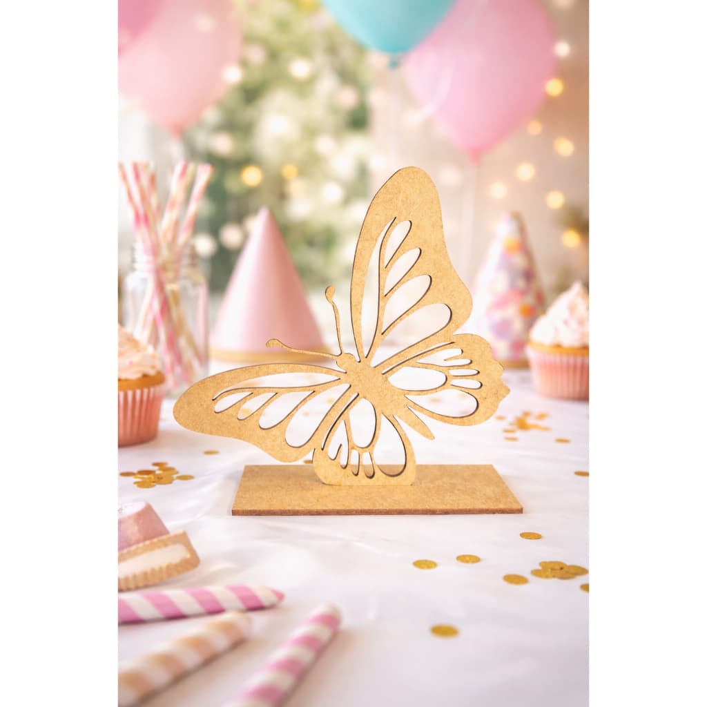 Kit 10/15/20 Borboleta Centro de Mesa MDF Festa Aniversário Infantil Decoração Mesa