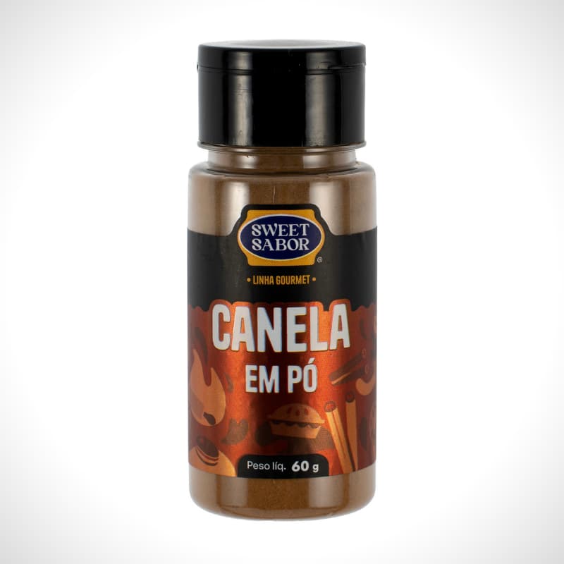 Canela Pó 60g Sweet Sabor - Canela moída