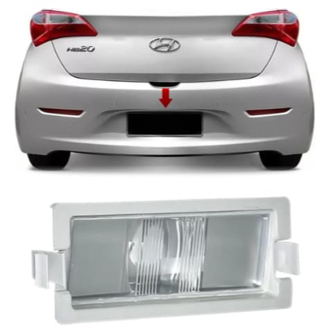 LANTERNA DA PLACA HYUNDAI HB20 2012 A 2015