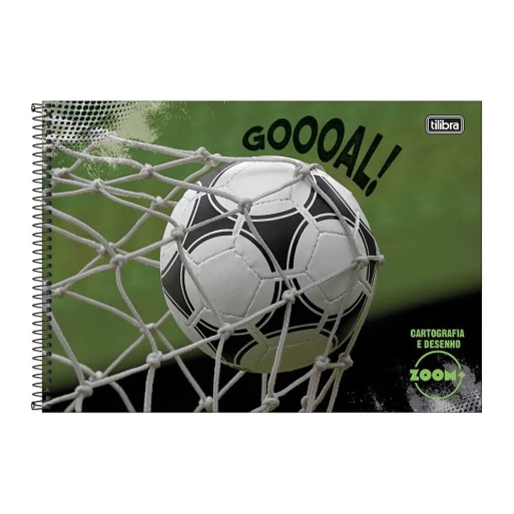 Caderno De Cartografia Masculino Zoom+ 96 Folhas Tilibra