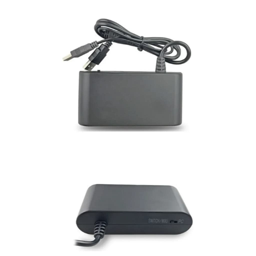 Adaptador Hub Plus Controle Gamecube Switch Wii U,Pc e USB Nykko