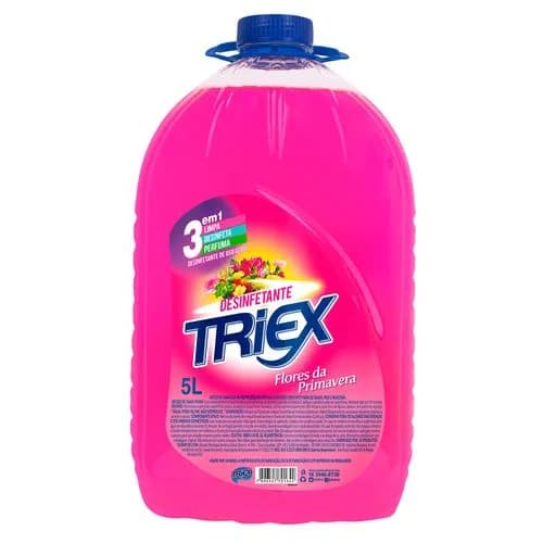 KIT Desinfetante Triex Perfumes Flores de Primavera 5 L -10 L ou 15 Litros (Triex) Atacado