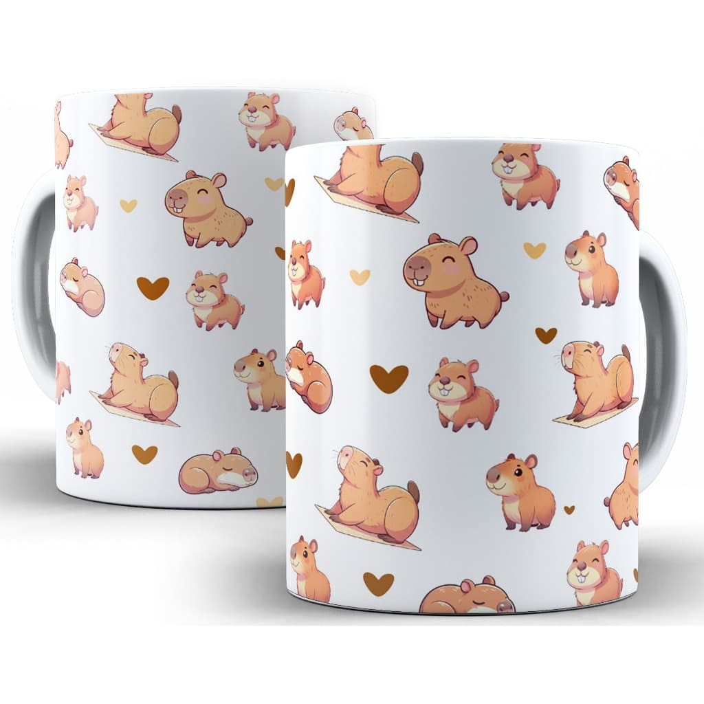 Caneca Capivara Fundo Divertido Oferta 325 Ml