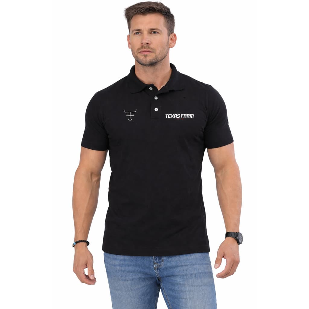 Camiseta Masculina Gola Polo Estilo Country Casual Qualidade Premium Algodão Confortável Dia a Dia