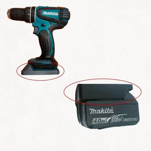 Kit Suporte De Parede Para Ferramenta E Bateria Makita 18v