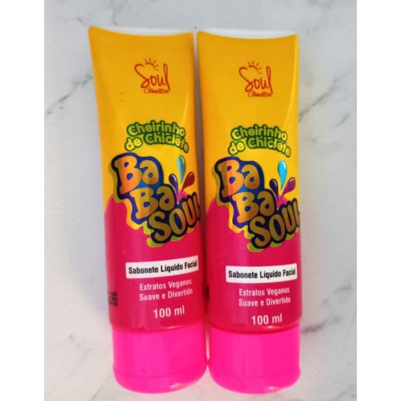 Sabonete líquido facial - cheirinho de chiclete - Babasoul