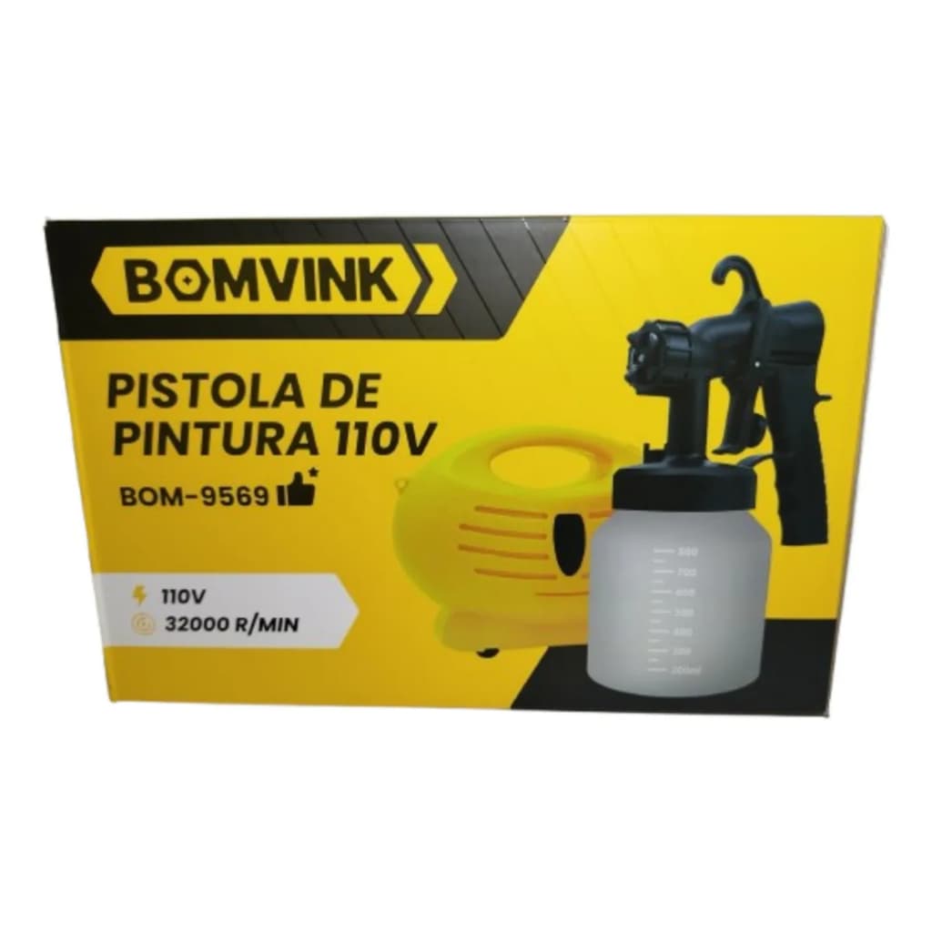 Pistola Sucção Elétrica Bomvink BOM-9569 650W 800mL