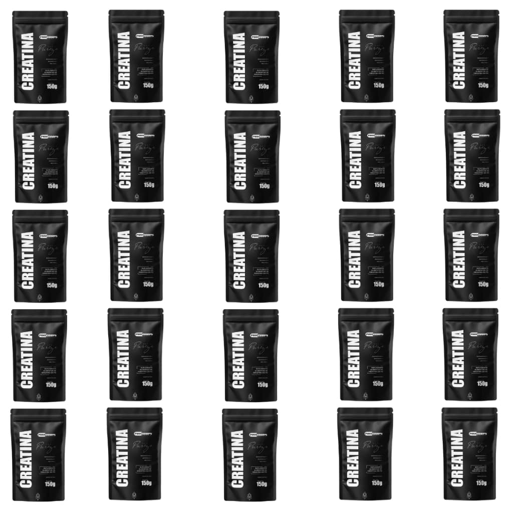 Kit 30x Creatinas Pura Refil 150g (Reduz a fadiga e o cansaço muscular)