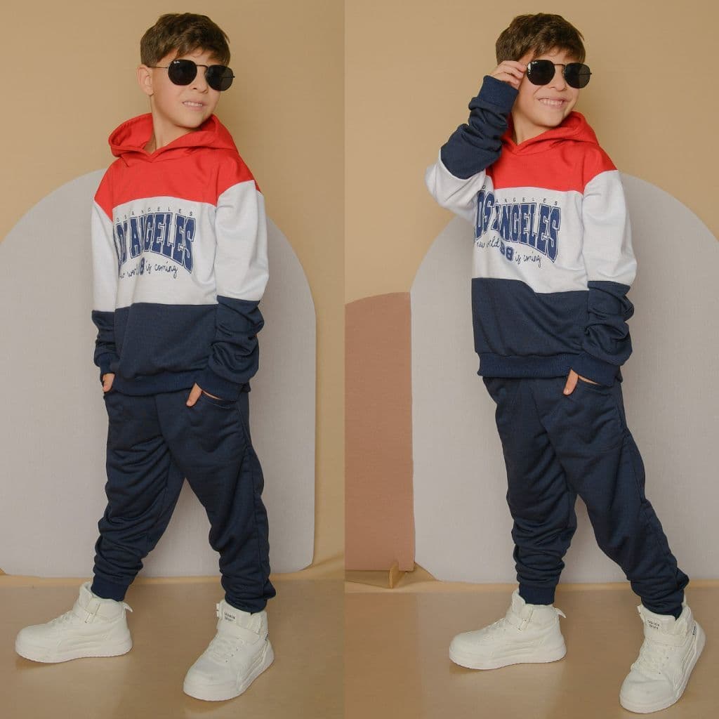 Roupa Infantil De Menino  Inverno Lançamento Kit 2 Peças MOLETINHO Meia Estação Veste Do 2 Ao 12 Anos