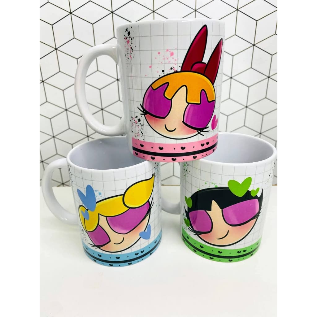 Caneca Personalizada - Meninas Super Poderosas - Cerâmica 325ml
