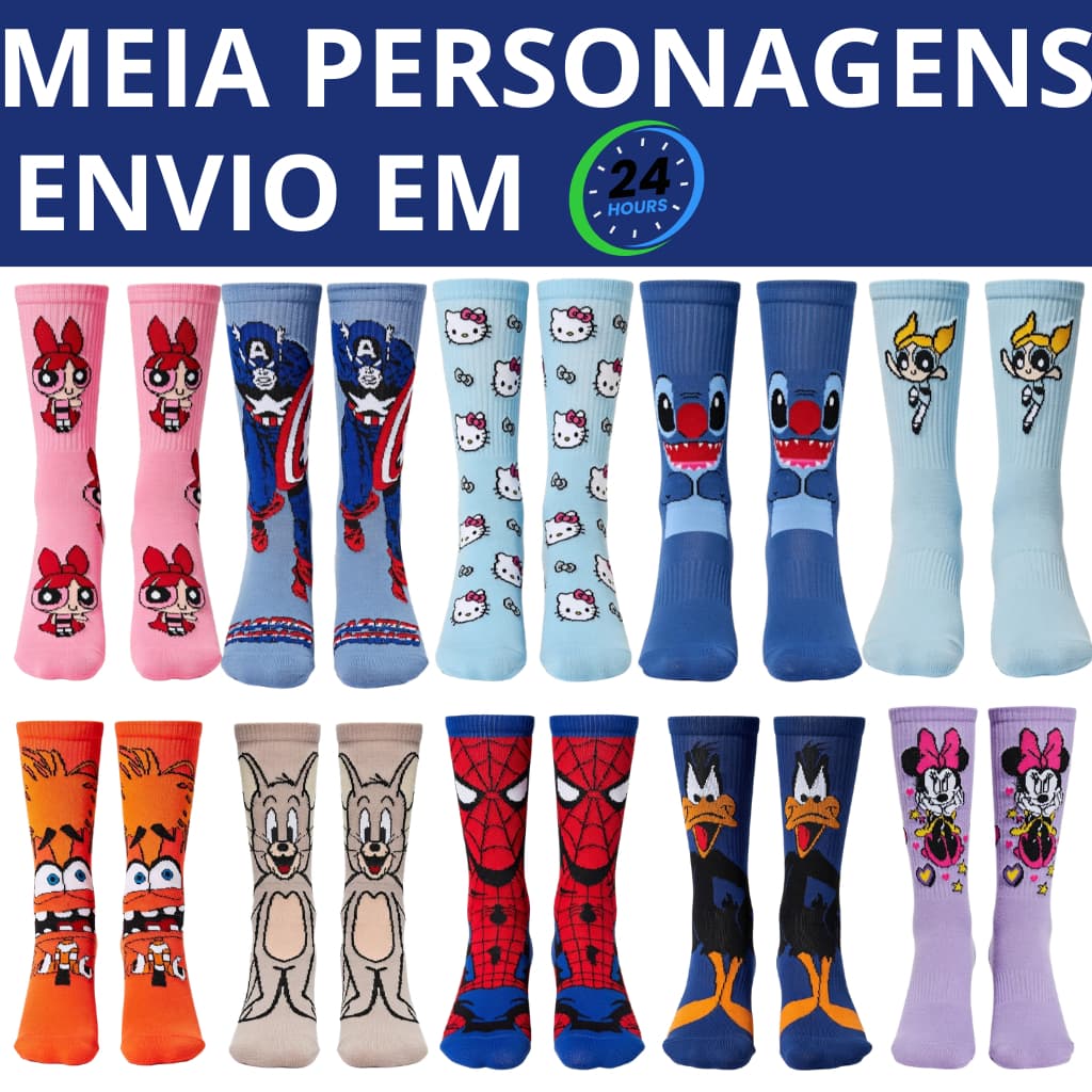 Moda Anime Homem Meias Homens Casais Cosplay Personalidade Hip Hop Harajuku Mulher Engraçadas